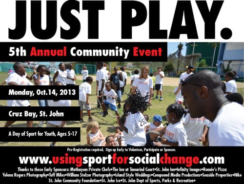 Fifth Annual “Just Play Day” October 14 at Winston Wells Ball Field