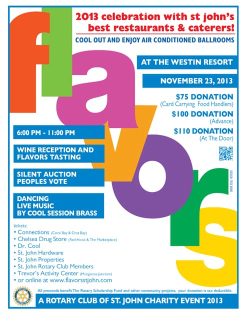 Get a Taste of St. John at 13th Annual Flavors Fundraising Event on November 23