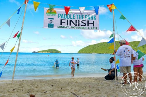 Paddle the Park Draws 48 SUPers To Challenging Maho Bay Course