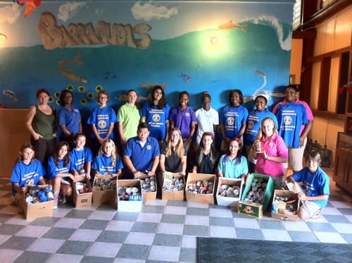 GHS Rotary Interact Club Collects Cans for Needy