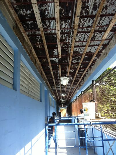 Holiday Break Allows Major Repairs to JESS with Students Away