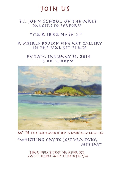 Don’t Forget to Purchase Raffle Tickets for This Boulon Painting in Support of St. John School of the Arts