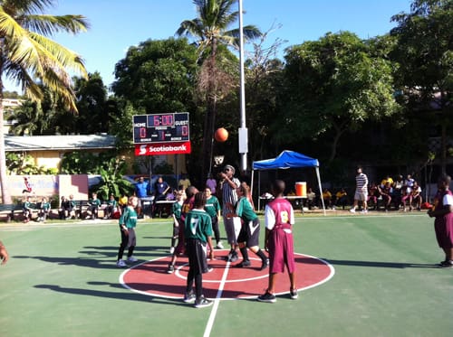 Doubleheader Inaugurates Basketball Court as JESS and BCB Prevail