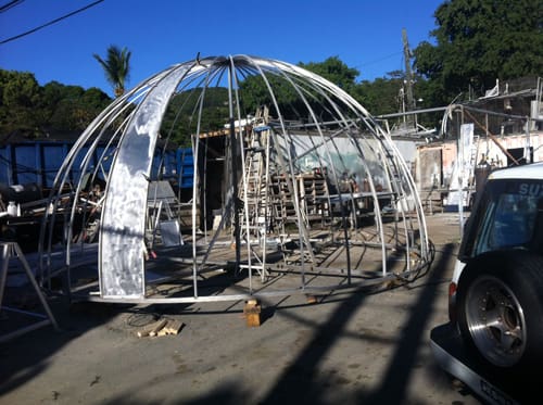 Top Secret Welding Project at Enighed Piques Interest of Curious Passersby