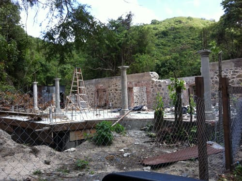 Estate Maho Bay House Renovations Continue