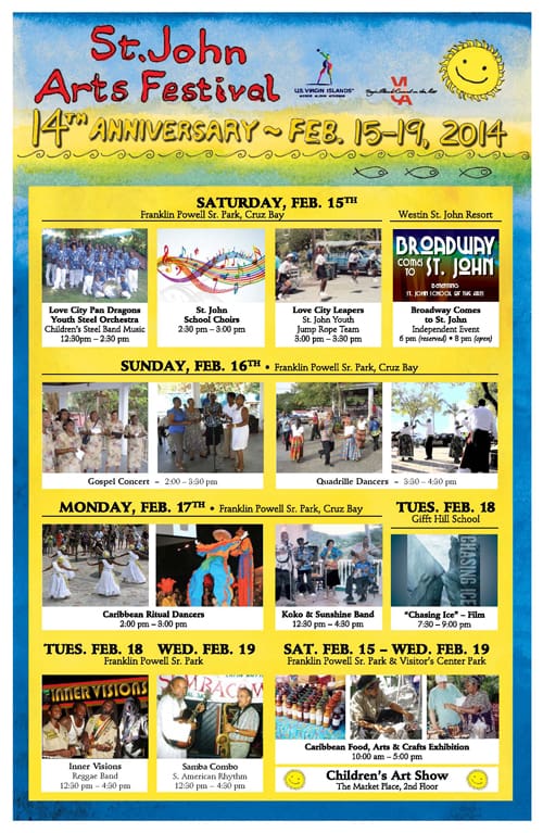 14th Annual St John Arts Festival To Start Saturday, February 15
