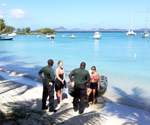 DPNR Working To Control Boat Landings on Cruz Bay Beach