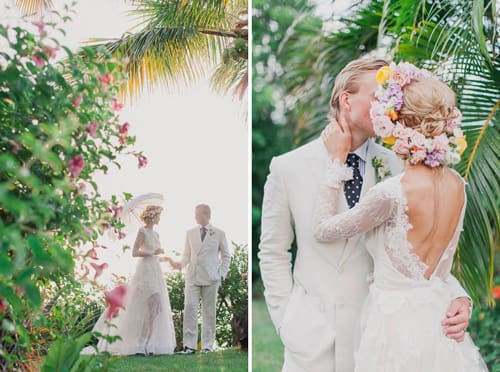 Martha Stewart Magazine Festures St. John Destination Wedding Spread in March Issue