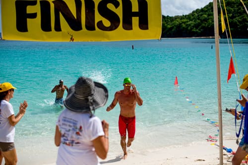 About 300 Fill VINP Waters for 11th Annual Beach to Beach Power Swim