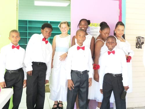 Sad and Stoic, Guy Benjamin School Sixth Graders Say Goodbye