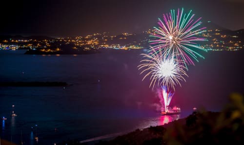 Fireworks Show Starts Late, But Great!