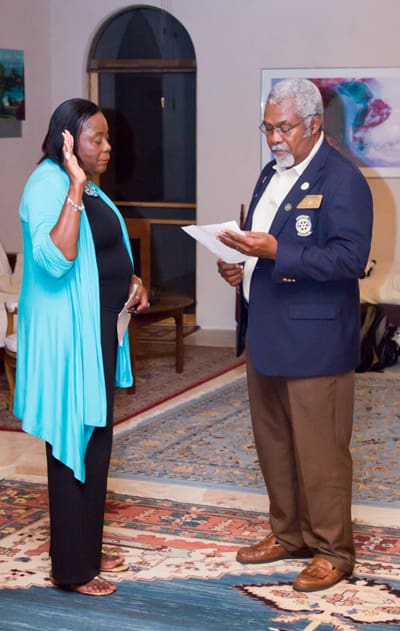 Rotary Club of St. John Welcomes Alecia Wells as President