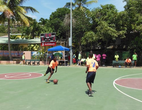 St. John Youth Come Out In Force for Summer Slam Basketball Camp