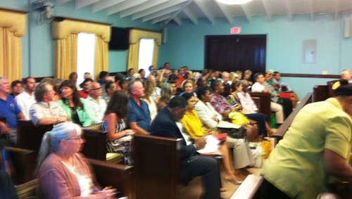 St. John Residents Come Out in Full Force for CZM Hearing on Coral Bay Marina