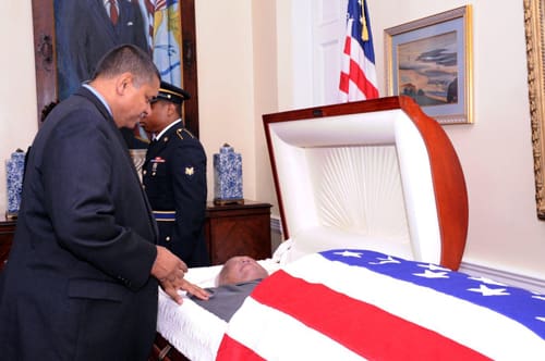 DeJongh Pays Respect to Late Career Ambassador Terence A. Todman