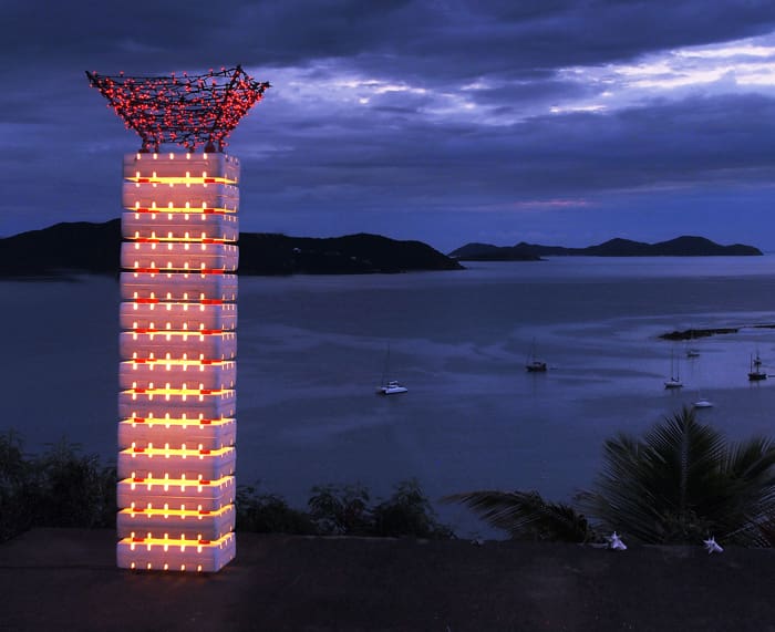 Hollander’s “Caribbean Queen” Holiday Light Sculpture Pays Homage to Women