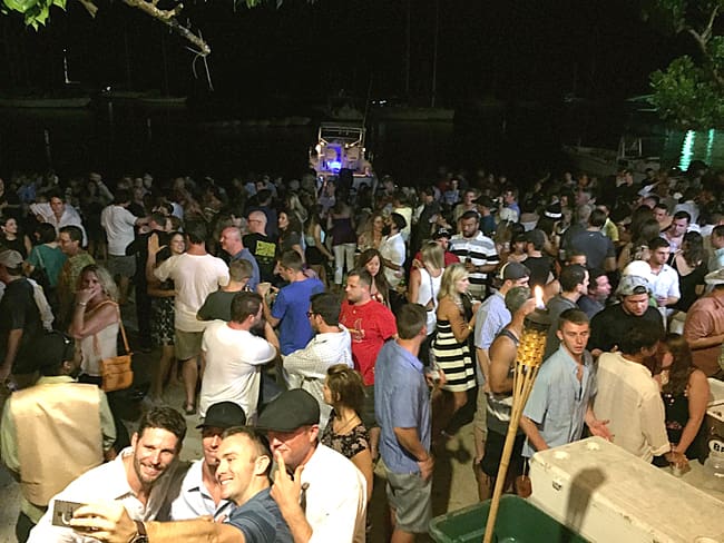 Revelers Pack Cruz Bay Beach To Celebrate New Year’s Eve