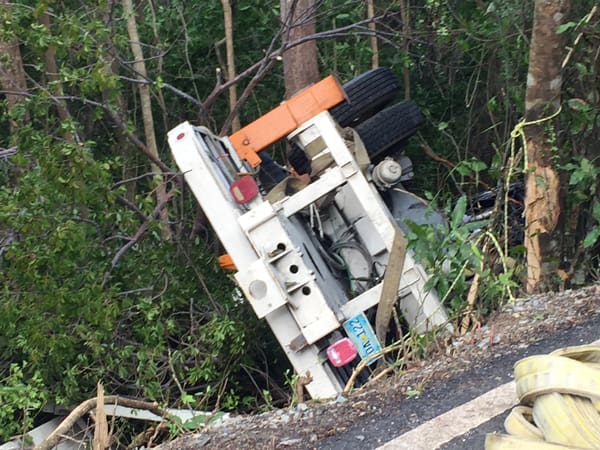 One Dead, One Injured as Driver Loses Control of Crane on VINP’s Kings Hill Road