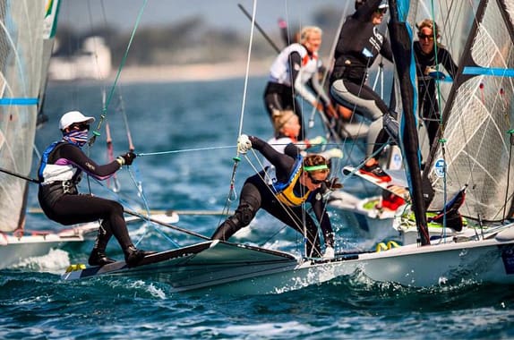 Roller/McComb Moving to 36 in 49er FX World Ranking