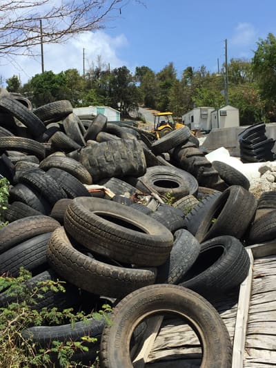 Mountains of Tires