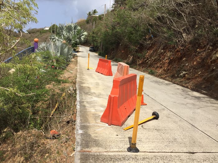 Commendation for Erection of Barricades, But Fish Bay Road Still Threatens Drivers