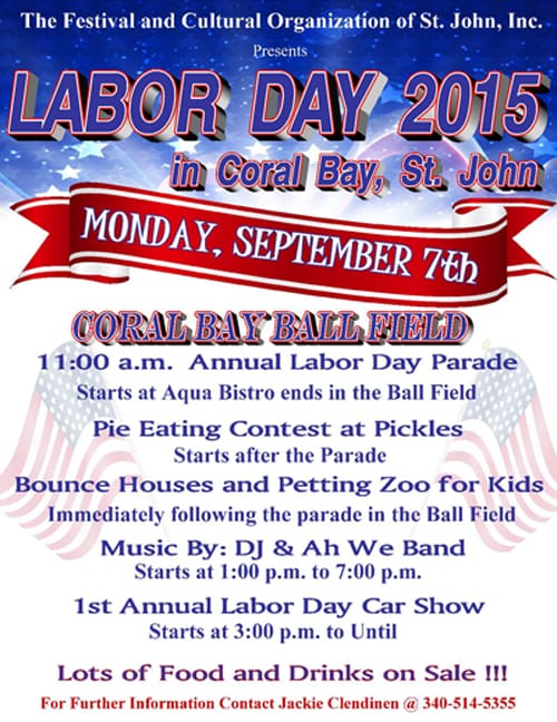 Coral Bay Labor Day Celebration To Build on 2014