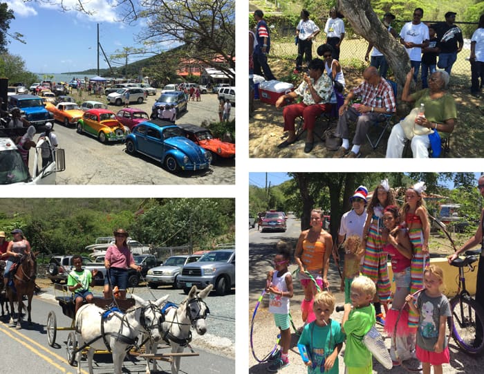 Residents get festive for Labor Day fun in quiet Coral Bay