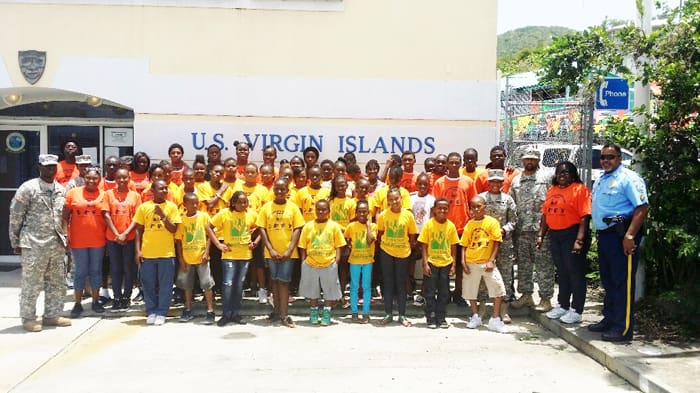 VIPD Weed and Seed Defy Program Brings Youth To Cinnamon Bay Drug Education Camp