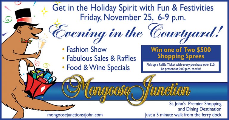 Mongoose Junction Kicks Off The Holiday Season With a Raffle for Two $500 Holiday Shopping Sprees During Evening in the Courtyard
