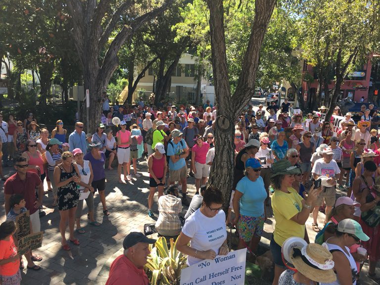 Women’s March Makes it to Cruz Bay