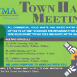 VIWMA July Town Hall Mtgs