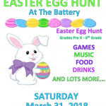 easter egg hunt flyer 2018