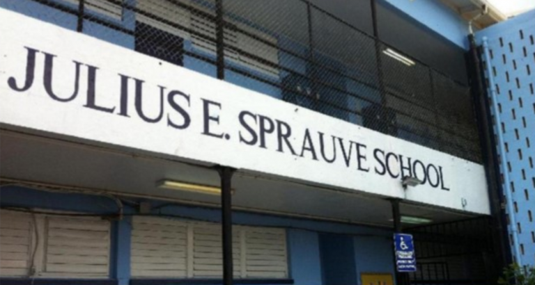 DOE Cancels Classes at Sprauve School April 5