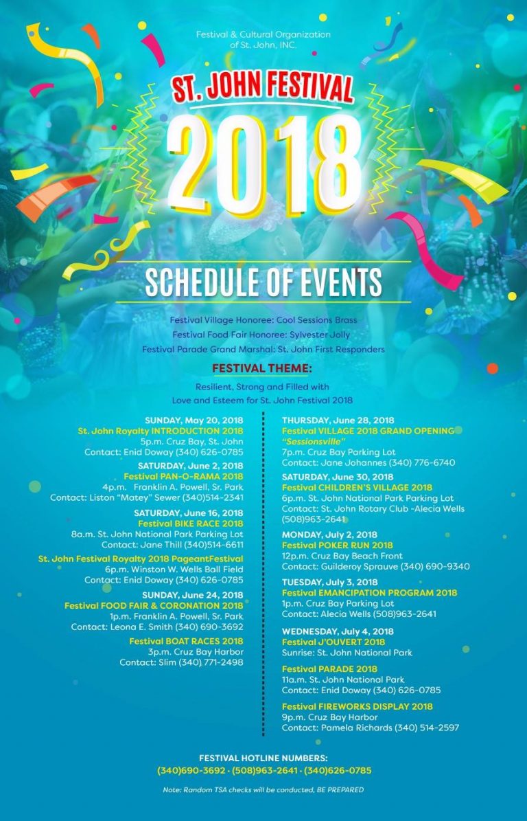 July 3: Festival Emancipation Program 2018