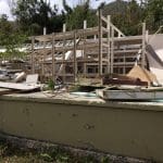 Damaged storage facility