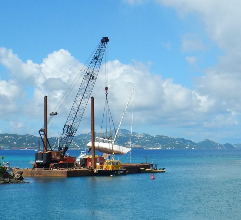 NPS Announces Removal of Displaced Vessels from Hurricane Hole, Leinster Bay, and Hassel Island