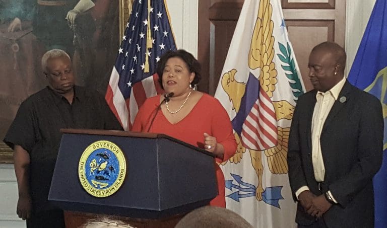 Governor Touts His Efforts to Increase V.I. Tourism