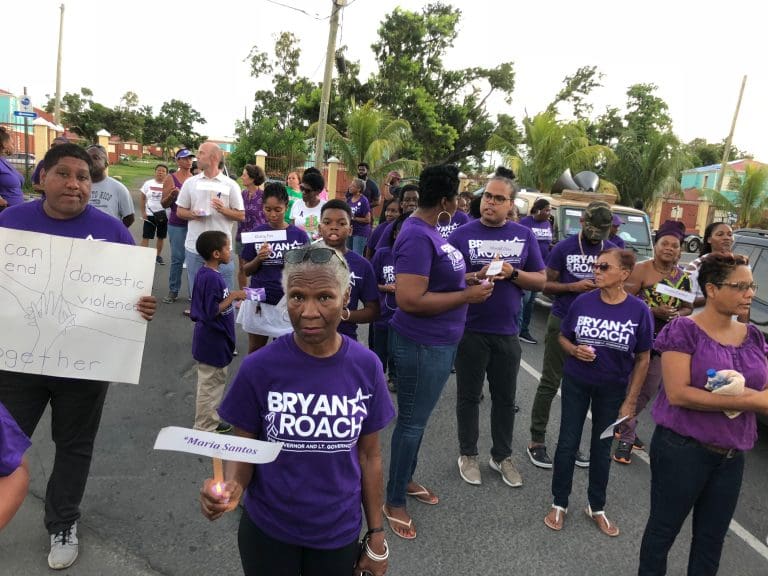 Women and Men March to Against Domestic Violence