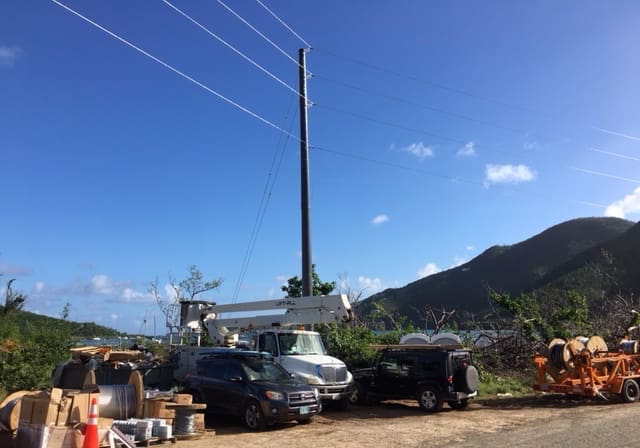 WAPA: 460 of 7,062 New Composite Poles Installed, Mostly on St. John