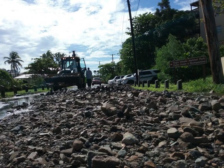 Rushing Rain and Runoff Puts St. John on Pause