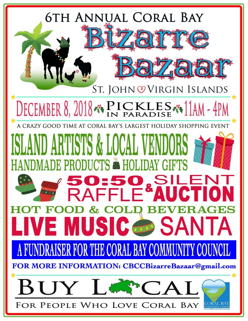 Dec. 8: Coral Bay Bizarre Bazaar
