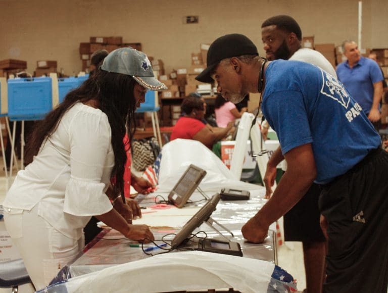 Voters Line Up for ‘Exciting’ Runoff