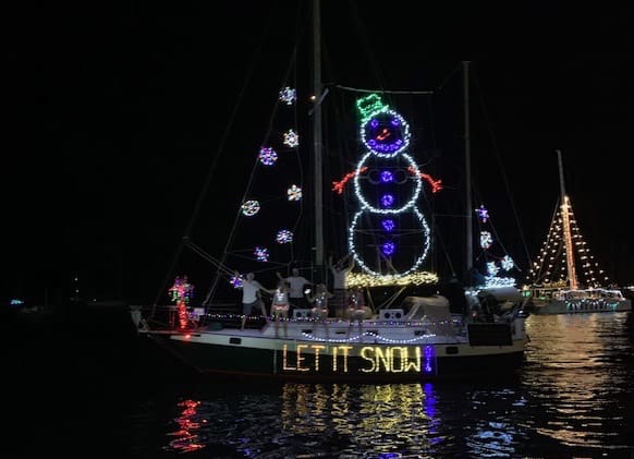 Christiansted Harbor Sparkles with Holiday Spirit