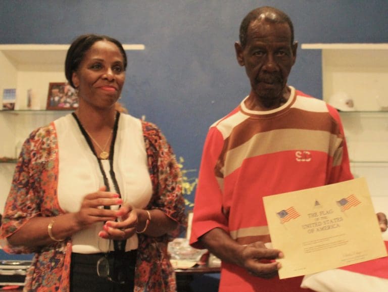 V.I. Veteran Dennis McIntosh Awarded Purple Heart for Vietnam Service
