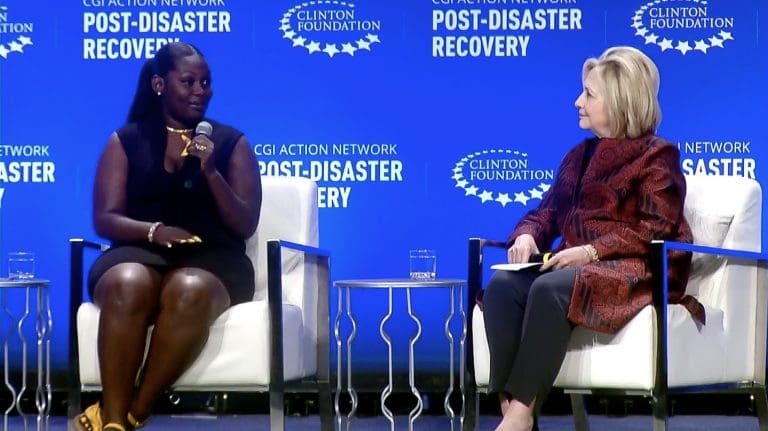 My Brother’s Workshop Trainee Speaks at Clinton Conference in Puerto Rico
