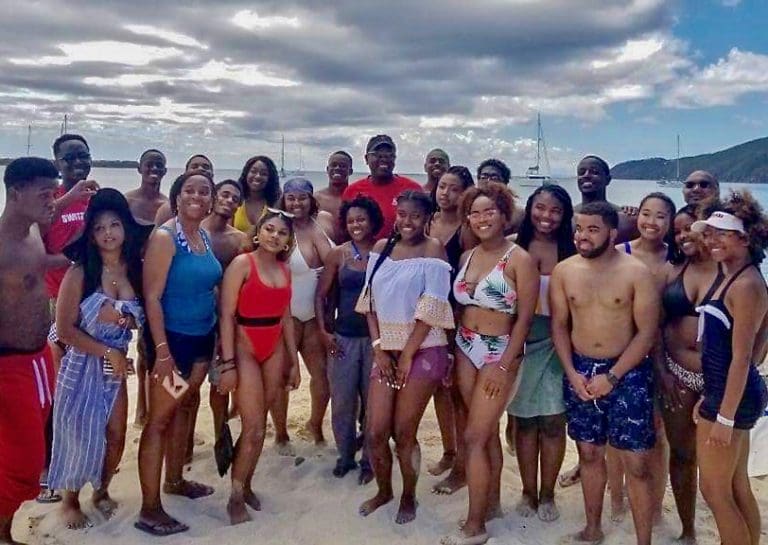 Howard University Students Enjoy Sun, Sand and Service in St. Thomas