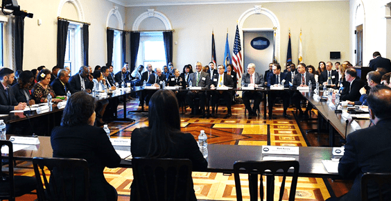 Interior, White House Host Territory Governors and Delegates