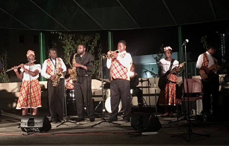 Bertha C. Boschulte Middle School Flambo Combo Performs In San Juan