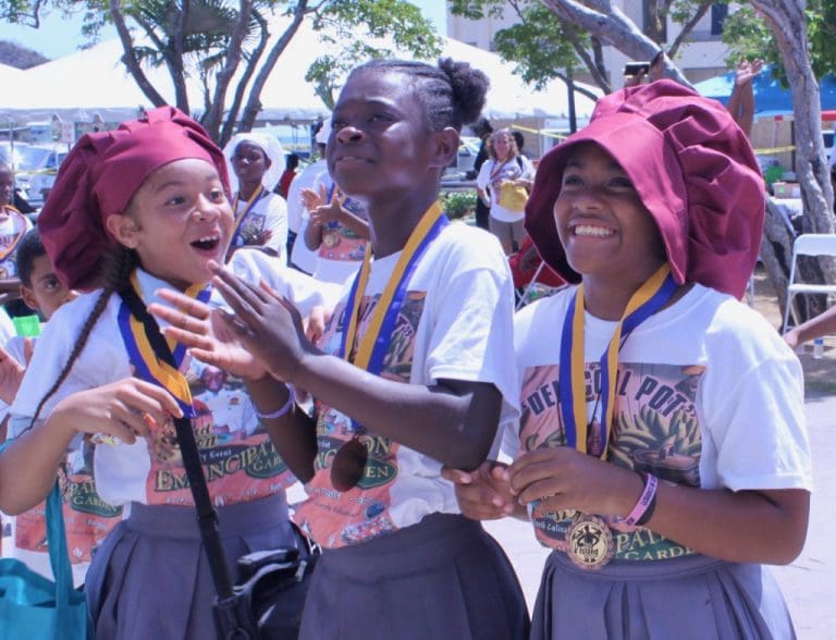 Tight Race Determines Kids Coal Pot Cooking Victory