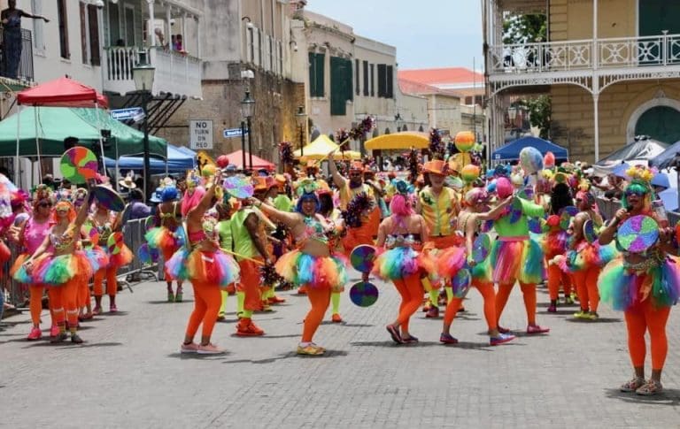 Fireworks, Adults’ Parade Honor Loved Ones, V.I. Traditions